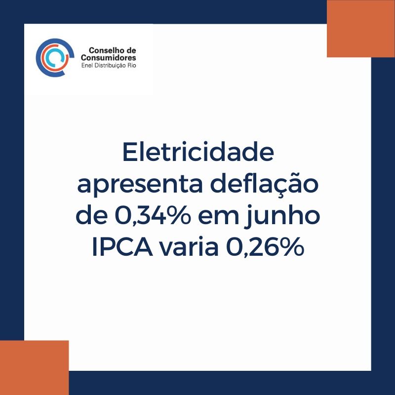 deflação eletricidade