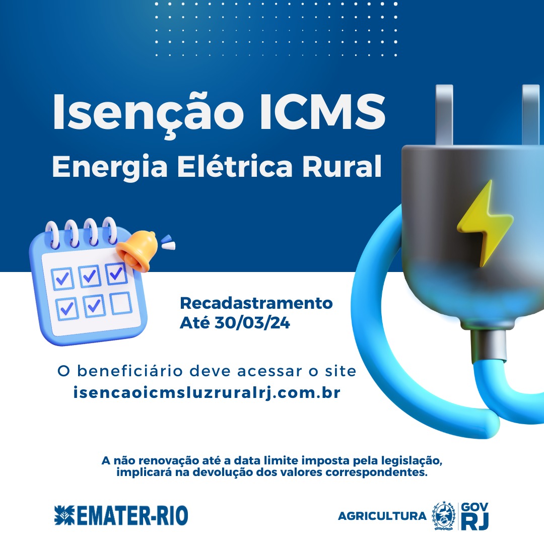 isenção rural icms