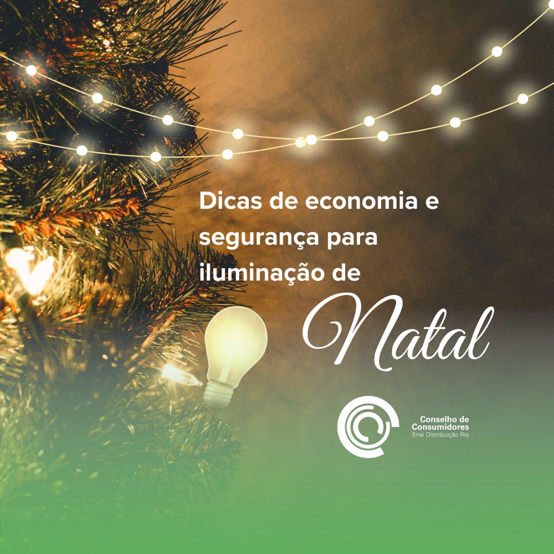 Dicas de economia e segurança para iluminação de Natal
